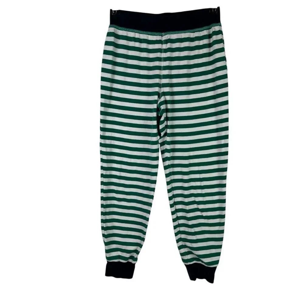 J. Crew Women's Green White Stripe Pajama Pants XS